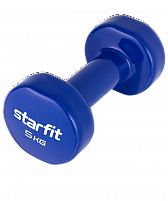 Гантель виниловая STARFIT DB-101 5 кг, темно-синий
