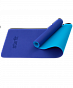 Коврик для йоги и фитнеса STARFIT FM-201 TPE, 0,6 см, 183x61 см, синий/темно-синий