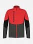 117831-HU Куртка трикотажная для мужчин Men's knitted jacket, красный/зеленый (48)