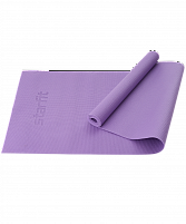 Коврик для йоги и фитнеса STARFIT FM-101 PVC, 0,3 см, 183x61 см, фиолетовый пастель