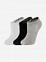 102952-AB Носки детск. (3 пары) Kids' socks (3 pairs), серый/черный (25-27)