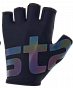 Перчатки для фитнеса Starfit WG-102, черный/светоотражающий (L)