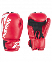 Перчатки боксерские INSANE MARS IN22-BG100, ПУ, красный, 8 oz