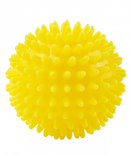 Мяч массажный BASEFIT GB-602 6 см, желтый