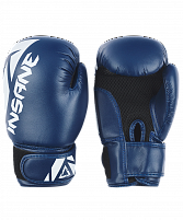 Перчатки боксерские INSANE MARS IN22-BG100, ПУ, синий, 4 oz