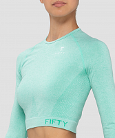 Женская футболка с длинным рукавом FIFTY Emphatic mint FA-WL-0203-MNT, мятный 
