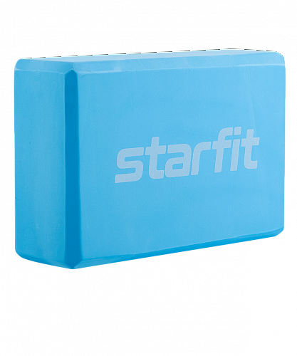 Блок для йоги STARFIT Core YB-200 EVA, 8 см, 115 гр, 22,5х15 см,
синий пастель