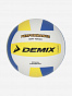 114836-MO Мяч волейбольный Volleyball ball, size 5, синий/жёлтый (5)