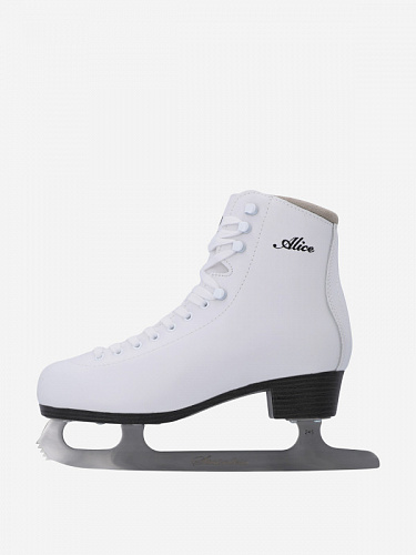 116913-00 Коньки ледовые взросл. ALICE (wide pad - C) Adult ice skates, белый (41)
