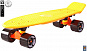 401-O Скейтборд Y-SCOO Fishskateboard 22" винил 56,6х15 с сумкой ORANGE/black